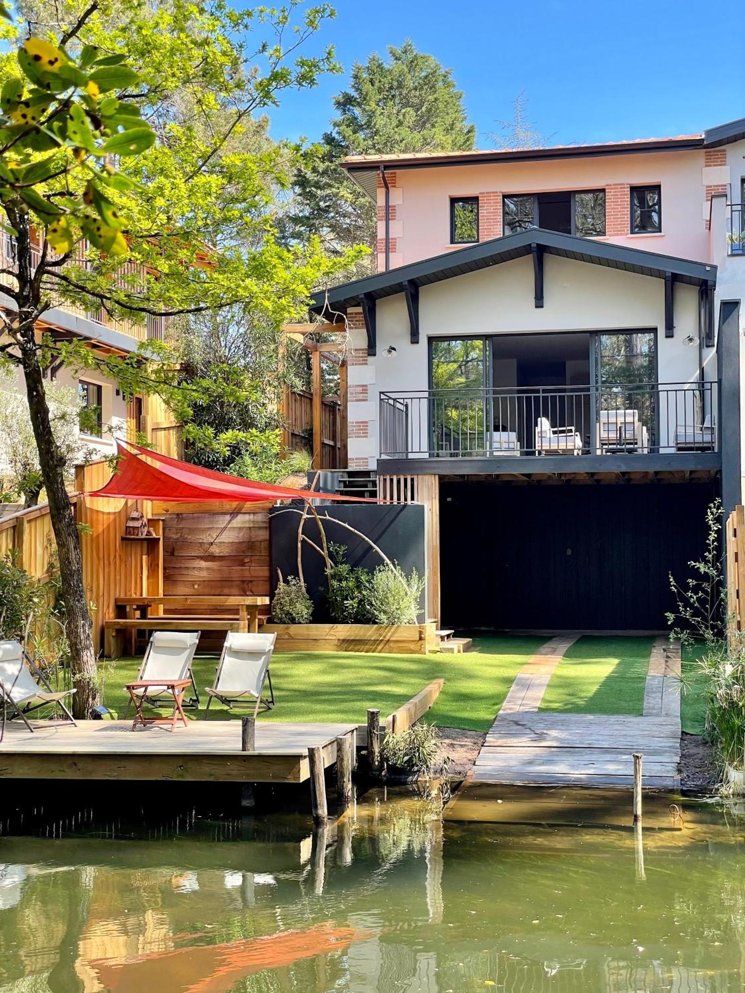 Villa Du Canal - Ponton Pour Bateau La Teste-de-Buch Ngoại thất bức ảnh